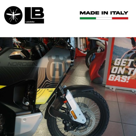 Adesivi 3D Deflettori laterali serbatoio compatibili con Husqvarna Norden 901