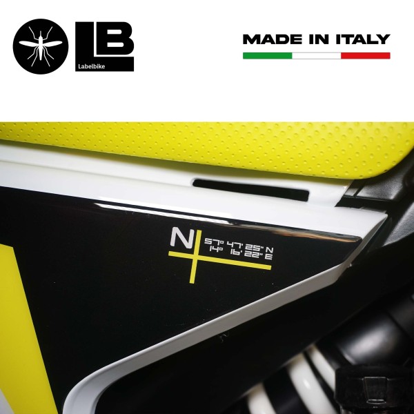 3D Stickers Tail side panels compatible with Husqvarna Norden 901