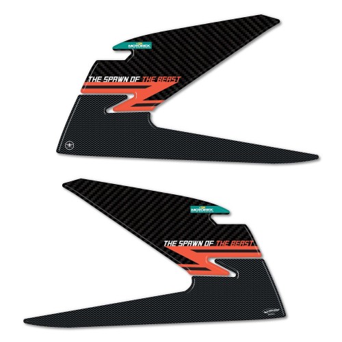 Pegatinas 3D para el depósito lateral de la moto compatible con Ktm Duke 125 2021 - 2022 2