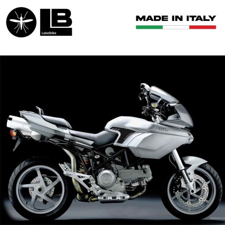 2 CARBON TANKPROTECTIONS 3D ADHESIVES für MOTORRAD DUCATI MULTISTRADA 1000-1100