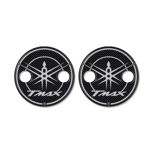 2 ADESIVI in resina 3D CARTER Scooter compatibili YAMAHA TMAX dal 2001 al 2016  2