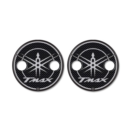 2 ADESIVI in resina 3D CARTER Scooter compatibili YAMAHA TMAX dal 2001 al 2016 