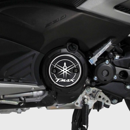 2 ADESIVI in resina 3D CARTER Scooter compatibili YAMAHA TMAX dal 2001 al 2016 