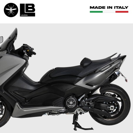 2 ADESIVI in resina 3D CARTER Scooter compatibili YAMAHA TMAX dal 2001 al 2016 