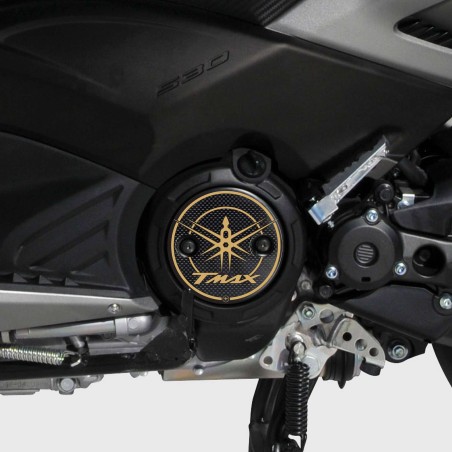 2 ADESIVI in resina 3D CARTER Scooter compatibili YAMAHA TMAX dal 2001 al 2016 