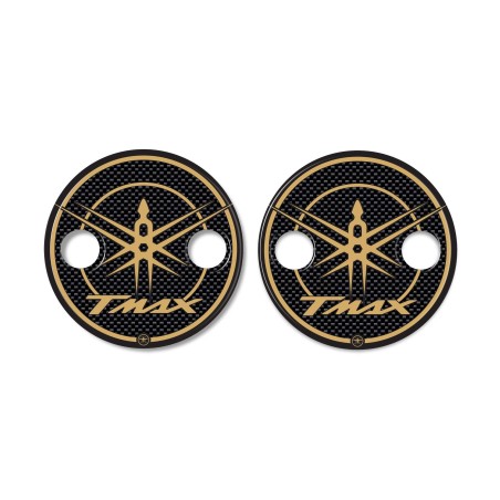 2 ADESIVI in resina 3D CARTER Scooter compatibili YAMAHA TMAX dal 2001 al 2016 