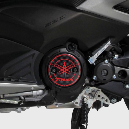 2 ADESIVI in resina 3D CARTER Scooter compatibili YAMAHA TMAX dal 2001 al 2016 