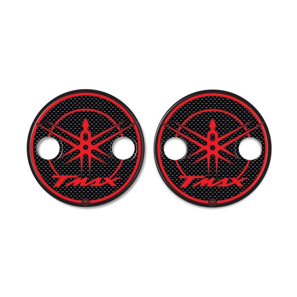 2 ADESIVI in resina 3D CARTER Scooter compatibili YAMAHA TMAX dal 2001 al 2016 