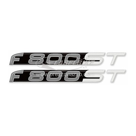 2 3D Kunstharzaufkleber COPY WRITING F800ST für BMW MOTO F 800 STICKERS F800 ST