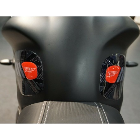 2 Triumph Street Triple 2013-2021 compatible moto 3D protecteurs de réservoir latéral