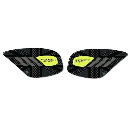 2 protezioni 3D lati serbatoio moto compatibili Triumph Street Triple 2013-2021