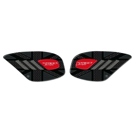 2 Triumph Street Triple 2013-2021 compatible moto 3D protecteurs de réservoir latéral