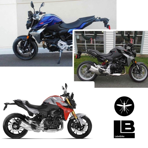 2 Seitenprotektoren Gel 3D F900 R Motorradtankaufkleber kompatibel BMW F900R