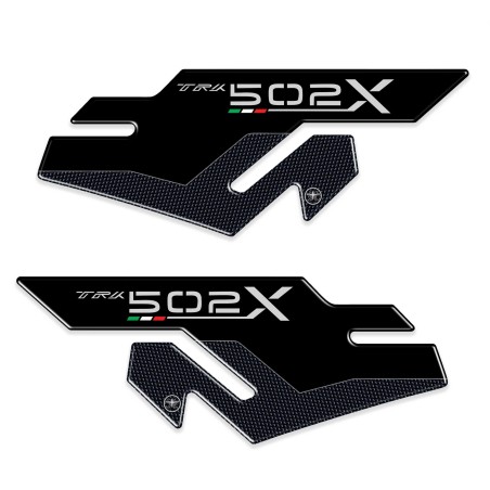 2 protectores laterales de depósito de gel 3D compatibles con las motos Benelli TRK 502 X
