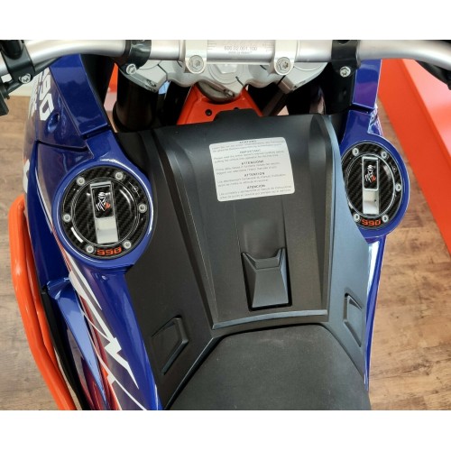 2 protections de bouchon de réservoir en gel 3D pour motos compatibles KTM 990 ADVENTURE