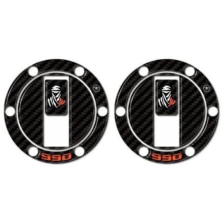 2 protections de bouchon de réservoir en gel 3D pour motos compatibles KTM 990 ADVENTURE