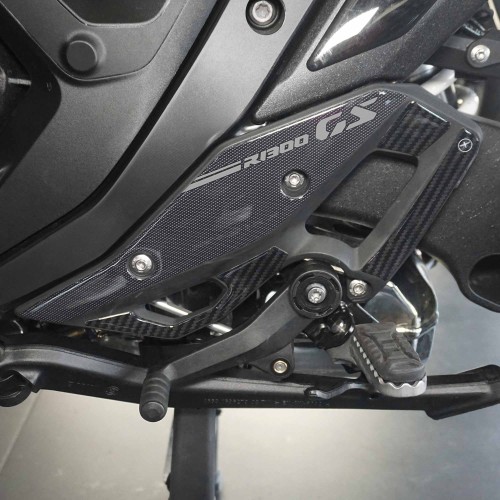 Adesivi 3D Battitacco pedane poggiapiedi moto compatibili con BMW R1300GS