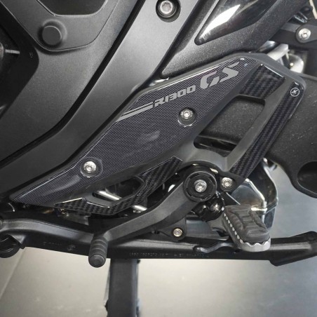 Adesivi 3D Battitacco pedane poggiapiedi moto compatibili con BMW R1300GS