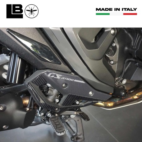 Adesivi 3D Battitacco pedane poggiapiedi moto compatibili con BMW R1300GS