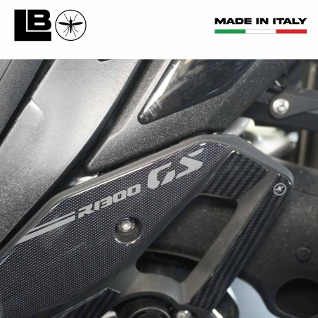 Adesivi 3D Battitacco pedane poggiapiedi moto compatibili con BMW R1300GS