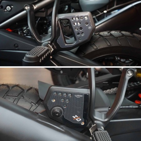 3D Rear Heel Stickers compatible with Harley Davidson Pan America