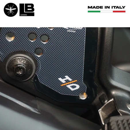 3D Rear Heel Stickers compatible with Harley Davidson Pan America