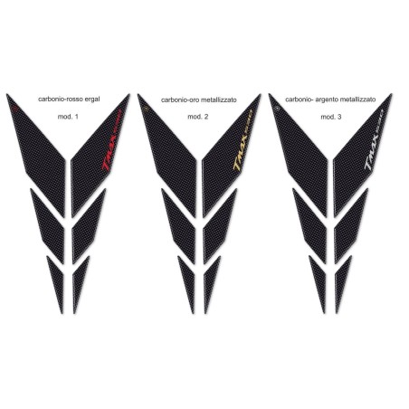 3D Karbon-Ergale KOMPATIBLE ADHESIVES für YAMAHA TMAX 530 Y FRONT 2012-2016
