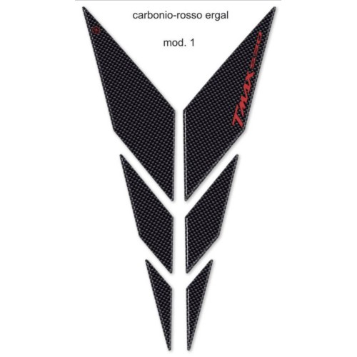 3D carbono-ergal ADHESIVOS COMPATIBLES para YAMAHA TMAX 530 Y FRONT 2012-2016