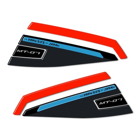 Adesivi 3D Fasce Serbatoio superiore compatibili con Yamaha Mt-07 2021-2023