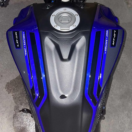 Adesivi 3D Fasce Serbatoio superiore compatibili con Yamaha Mt-07 2021-2023