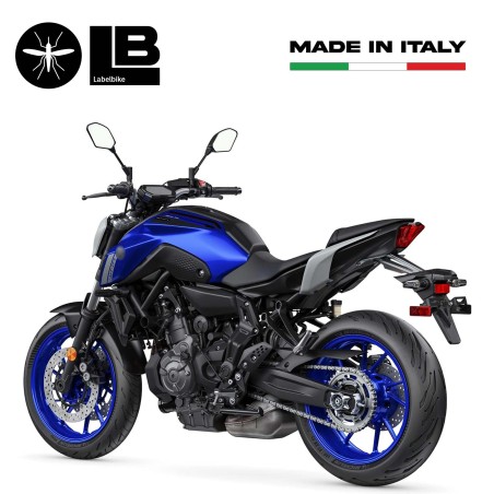 Adesivi 3D Fasce Serbatoio superiore compatibili con Yamaha Mt-07 2021-2023