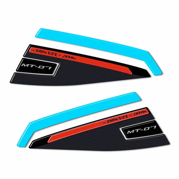 Adesivi 3D Fasce Serbatoio superiore compatibili con Yamaha Mt-07 2021-2023