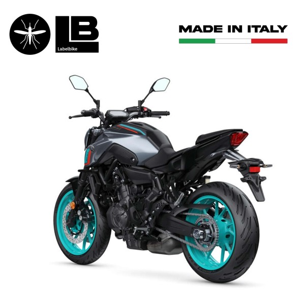 Adesivi 3D Fasce Serbatoio superiore compatibili con Yamaha Mt-07 2021-2023