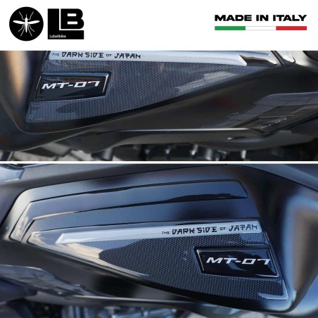 Adesivi 3D Fasce Serbatoio superiore compatibili con Yamaha Mt-07 2021-2023