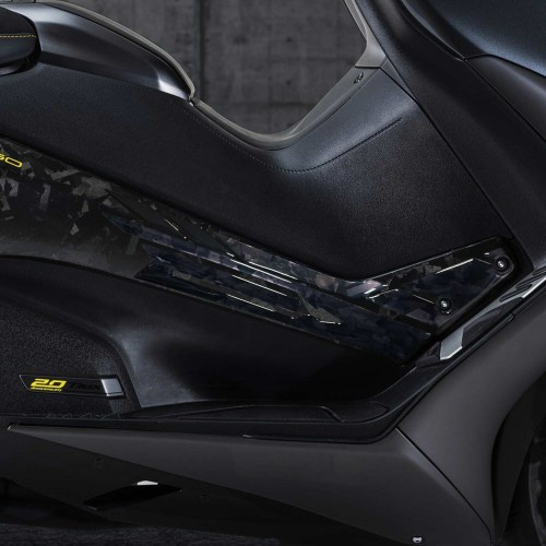 3D Boomerang Seitenaufkleber passend für Yamaha Tmax 560 20Th Anniversary