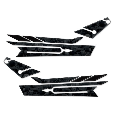 3D Boomerang side stickers compatible with Yamaha Tmax 560 20Th Anniversary