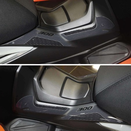 3D Seitenaufkleber für Mitteltunnel kompatibel mit Honda Forza 300 2018-20