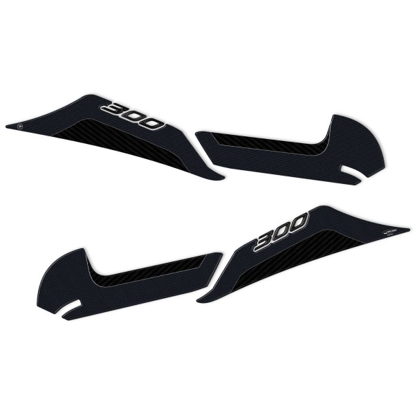 3D side stickers for centre tunnel compatible with Honda Forza 300 2018-20