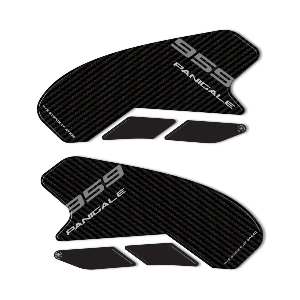 Autocollants latéraux 3D Tank compatibles avec Ducati Panigale 959 2016-2019