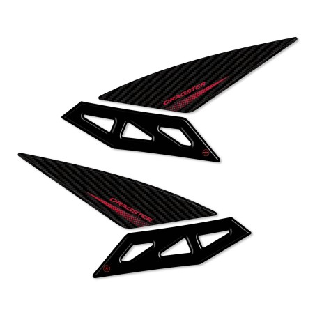 3D Seitentankaufkleber kompatibel mit Mv Agusta Dragster 2020-23 Motorrädern