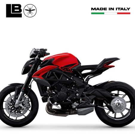 3D Seitentankaufkleber kompatibel mit Mv Agusta Dragster 2020-23 Motorrädern