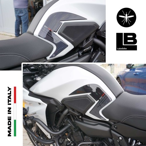 Adhesivos laterales 3D para el depósito compatibles con Yamaha Tracer 700 MT-07 2016-2019 2