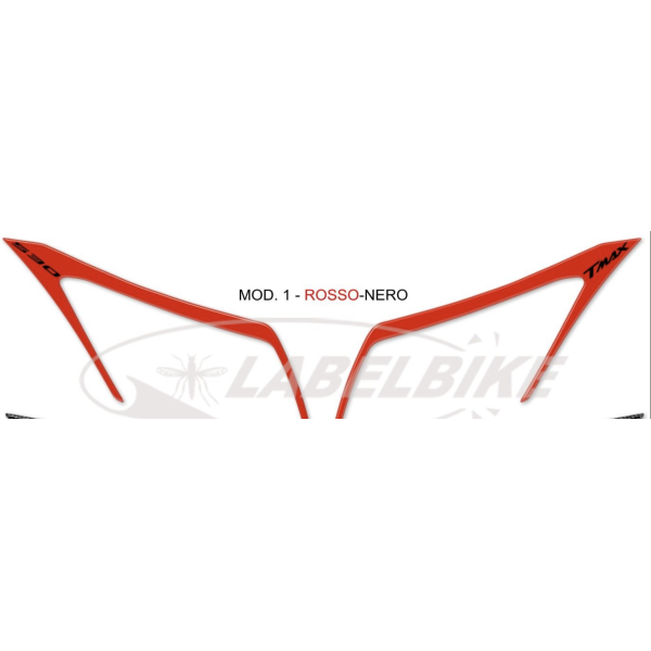 Adesivi 3D palpebre fari scooter compatibili con Yamaha Tmax 2015 - 2016