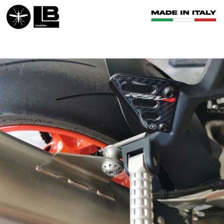 Adesivi 3D per Battitacco posteriore compatibili con Aprilia RSV4 1100 2011-2024