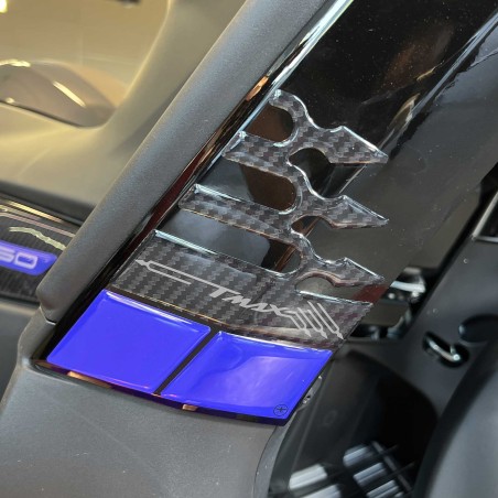 Adesivi 3D per carene pance laterali fianchetti compatibili con Yamaha Tmax 2022