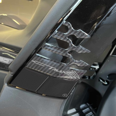 Pegatinas 3D para paneles laterales carenados compatibles con Yamaha Tmax 2022