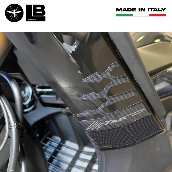 Pegatinas 3D para paneles laterales carenados compatibles con Yamaha Tmax 2022
