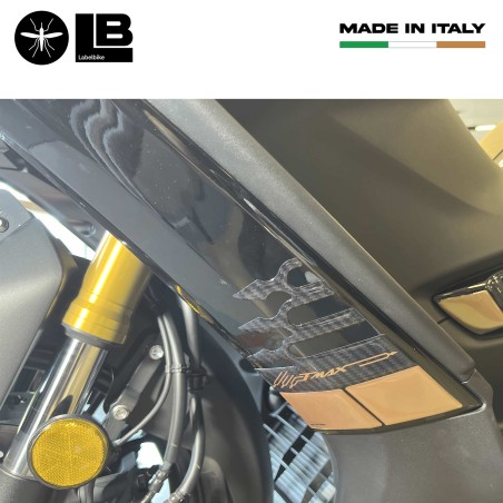 Pegatinas 3D para paneles laterales carenados compatibles con Yamaha Tmax 2022