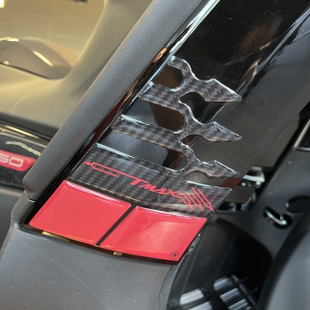 Pegatinas 3D para paneles laterales carenados compatibles con Yamaha Tmax 2022