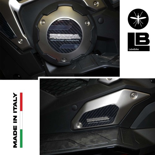 Adesivi 3D per carter e battitacco compatibili con Honda XADV 2021-2025 2
